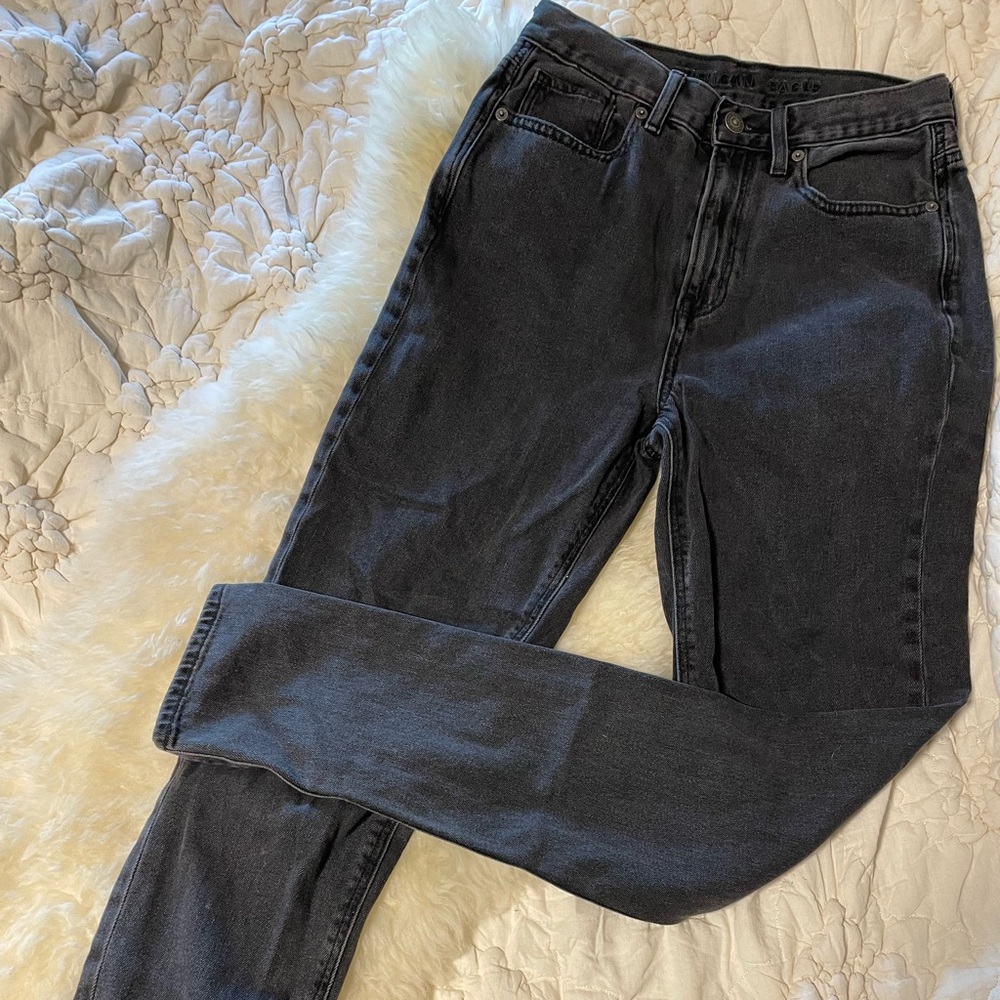 Black American Eagle Jeans in Size 2 X-Long